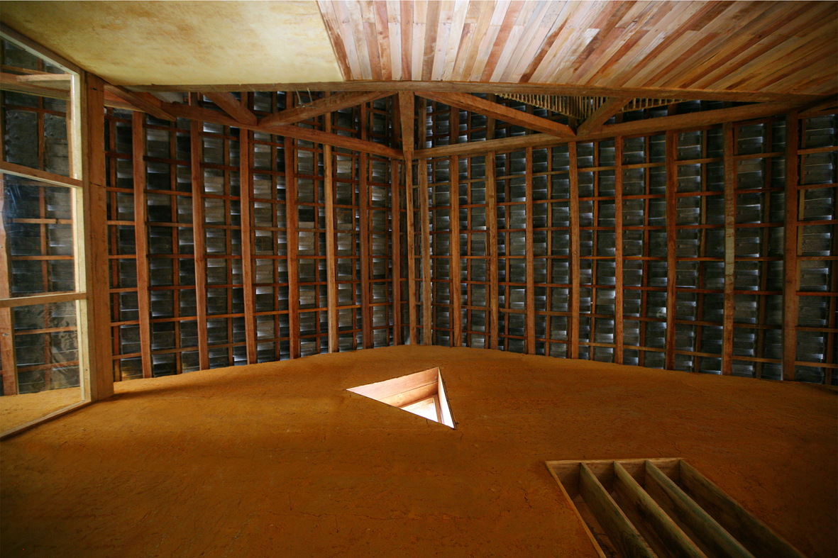 Community architecture by Hoang Thuc Hao in a rural landscape